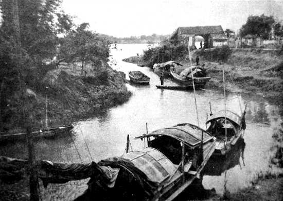 民國時期的高沙渡頭（1946年攝）。