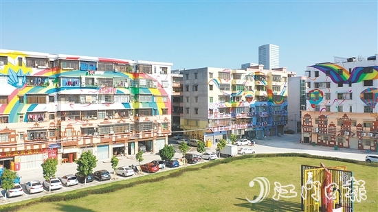 祥龍社區(qū)老舊小區(qū)改造后煥然一新。