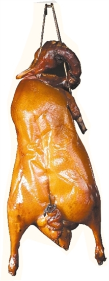 古井燒鵝皮脆肉香。