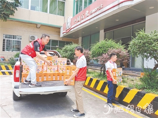 龍勝鎮(zhèn)將火龍果分批運往蓬江、臺山、鶴山、恩平等地，一周內(nèi)售出1500余公斤，有效帶動種植戶增收。