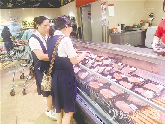 恩平市錦江國際廣場昌大昌超市各類物資充足。