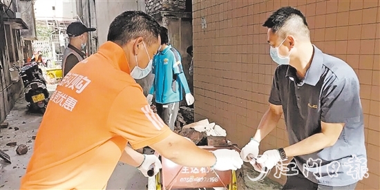 “向紹彬”愛心志愿服務(wù)隊(duì)投身基孔肯雅熱防控工作。