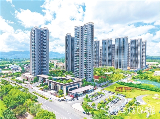 在西湖工業(yè)區(qū)“三舊”改造片區(qū)，一個(gè)現(xiàn)代化的高品質(zhì)新居住示范區(qū)正在崛起。